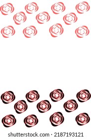 verschiedene Blumen, abstrakte Vektorgrafik