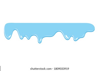 Various forms of liquid flow and water flow from high to low.vector illustration and icon
