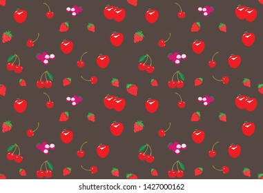 Various fruit patterns With beautiful modern style