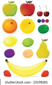 Various Fruit Vector illustrations