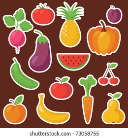 Various Fruits and Vegetables