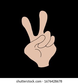 Various gestures of human hands isolated. Vector flat illustration in various situations. Vector design elements for infographics, web, internet, presentations.
