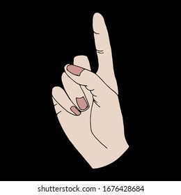 Various gestures of human hands isolated. Vector flat illustration in various situations. Vector design elements for infographics, web, internet, presentations.
