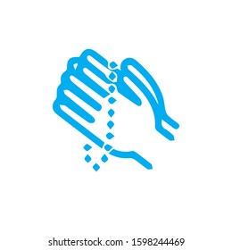 Various gestures of human hands. Vector flat illustration of hands in different situations. Vector design elements for web, infographic, presentation, communication, emoticons