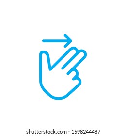 Various gestures of human hands. Vector flat illustration of hands in different situations. Vector design elements for web, infographic, presentation, communication, emoticons