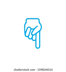 Various gestures of human hands. Vector flat illustration of hands in different situations. Vector design elements for web, infographic, presentation, communication, emoticons