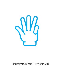 Various gestures of human hands. Vector flat illustration of hands in different situations. Vector design elements for web, infographic, presentation, communication, emoticons