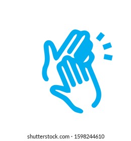 Various gestures of human hands. Vector flat illustration of hands in different situations. Vector design elements for web, infographic, presentation, communication, emoticons