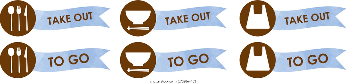 varios signos para ir para restaurantes, ilustración vectorial