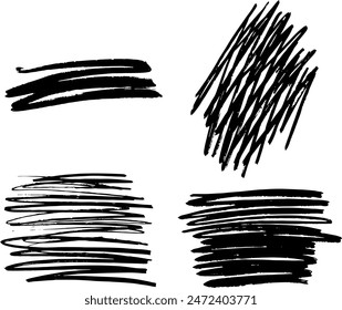 various graphic elements for the design, hand-drawn, vector