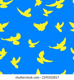 Various graphic images of a dove, image of a flying dove in the blue sky, peaceful sky, logo, symbol, graphic, drawing