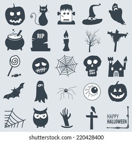 various halloween icons