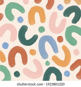 Various Hand drawn Shapes and Doodle objects.Wallpapers. Perfect for textile prints
