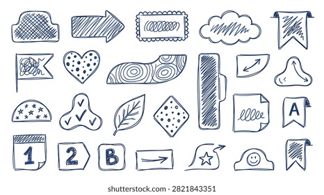 Various hand  drawn