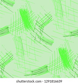 Various Hatches. Seamless Pattern with chaotic Hand Drawn Lines. Trendy Background for Textile, Paper, Print. Vertical, Horizontal and Diagonal Strokes. Grunge Vector Texture