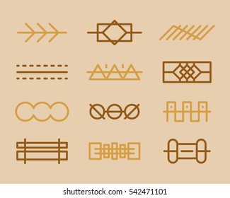 Various hieroglyphs.