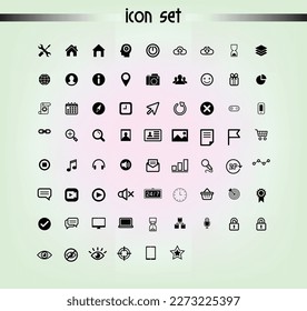 Various Icon set design vector pack