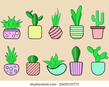 various icons, stickers in vector form