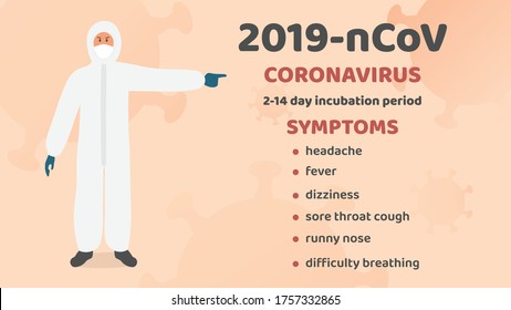 Various illnesses that may indicate a virus, such as headache, fever, dizziness, sore throat, coughing, runny nose, difficulty breathing
