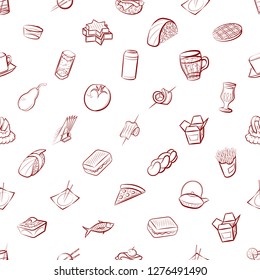Various images set. Background for printing, design, web. Usable as icons. Seamless. Binary color.