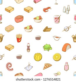 Various images set. Background for printing, design, web. Usable as icons. Seamless. Colored.