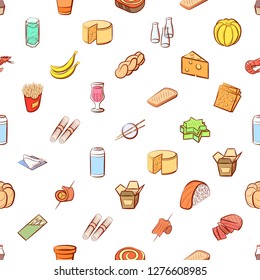 Various images set. Background for printing, design, web. Usable as icons. Seamless. Colored.