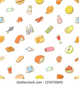 Various images set. Background for printing, design, web. Usable as icons. Seamless. Colored.