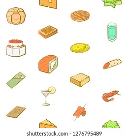 Various images set. Background for printing, design, web. Usable as icons. Seamless. Colored.