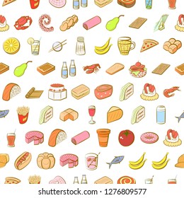 Various images set. Background for printing, design, web. Usable as icons. Seamless. Colored.
