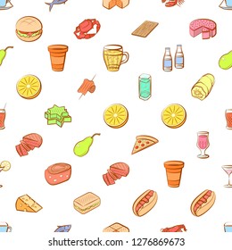 Various images set. Background for printing, design, web. Usable as icons. Seamless. Colored.