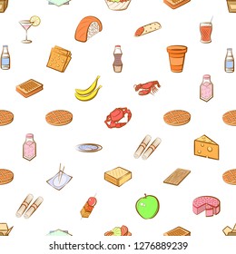 Various images set. Background for printing, design, web. Usable as icons. Seamless. Colored.