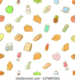 Various images set. Background for printing, design, web. Usable as icons. Seamless. Colored.