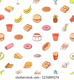 Various images set. Background for printing, design, web. Usable as icons. Seamless. Colored.