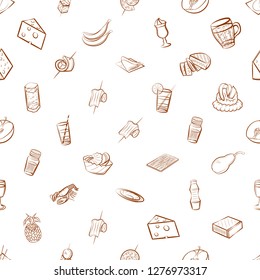 Various images set. Background for printing, design, web. Usable as icons. Seamless. Binary color.