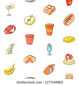 Various images set. Background for printing, design, web. Usable as icons. Seamless. Colored.