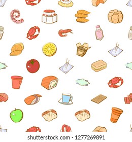 Various images set. Background for printing, design, web. Usable as icons. Seamless. Colored.