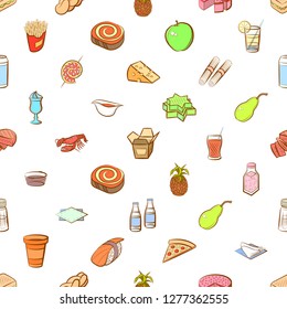 Various images set. Background for printing, design, web. Usable as icons. Seamless. Colored.