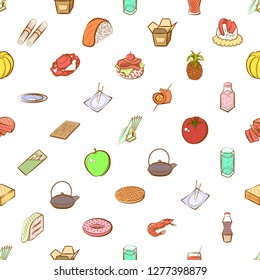 Various images set. Background for printing, design, web. Usable as icons. Seamless. Colored.