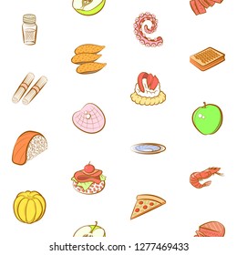 Various images set. Background for printing, design, web. Usable as icons. Seamless. Colored.