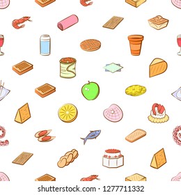 Various images set. Background for printing, design, web. Usable as icons. Seamless. Colored.