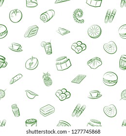 Various images set. Background for printing, design, web. Usable as icons. Seamless. Binary color.