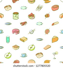 Various images set. Background for printing, design, web. Usable as icons. Seamless. Colored.