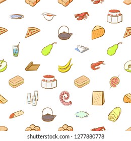 Various images set. Background for printing, design, web. Usable as icons. Seamless. Colored.