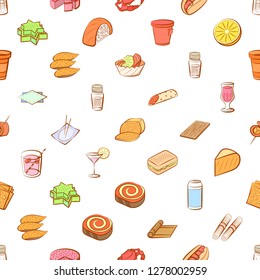 Various images set. Background for printing, design, web. Usable as icons. Seamless. Colored.