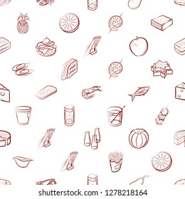 Various images set. Background for printing, design, web. Usable as icons. Seamless. Binary color.