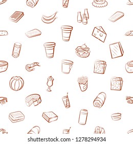 Various images set. Background for printing, design, web. Usable as icons. Seamless. Binary color.