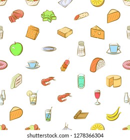 Various images set. Background for printing, design, web. Usable as icons. Seamless. Colored.