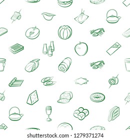 Various images set. Background for printing, design, web. Usable as icons. Seamless. Binary color.