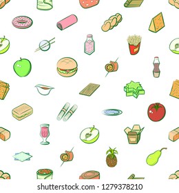 Various images set. Background for printing, design, web. Usable as icons. Seamless. Colored.