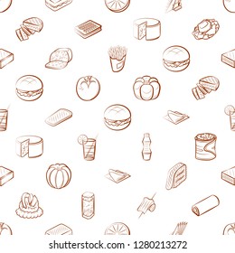 Various images set. Background for printing, design, web. Usable as icons. Seamless. Binary color.